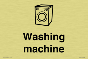 Dementia washing machine sign